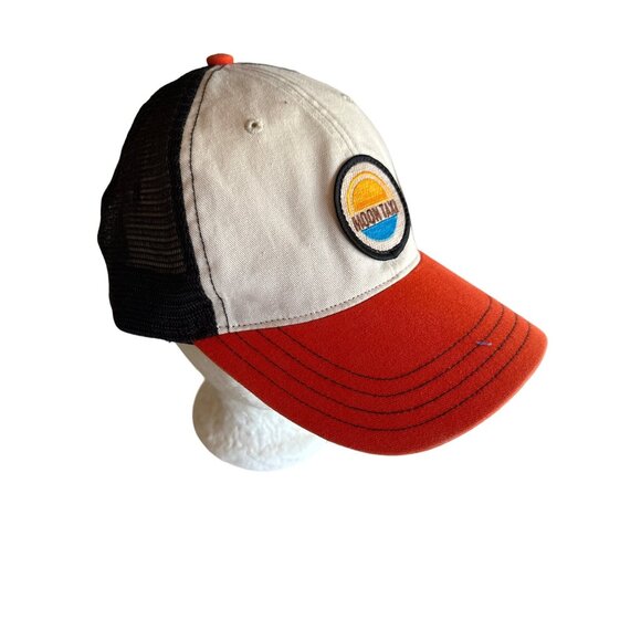 Moon Taxi Orange Black Embroidered Logo Hat Cap Adjustable - Picture 2 of 7